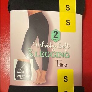 Felina leggings - size S, 2 pack NWT